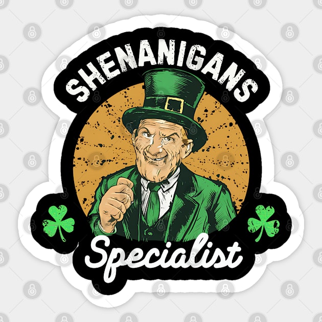 shenanigans Specialist Sticker by NomiCrafts